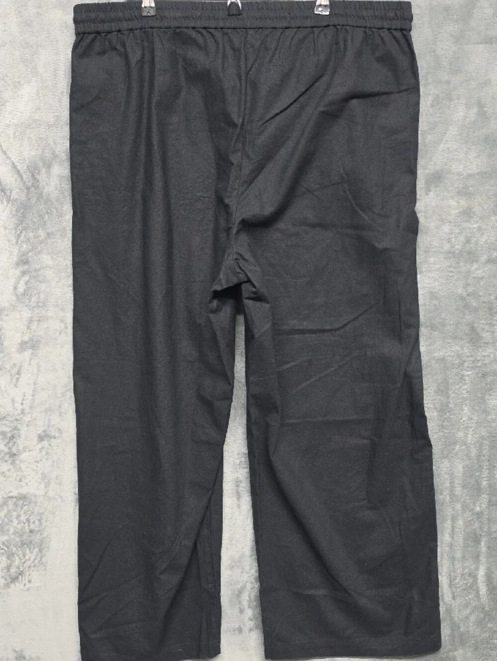 J. Crew Wide Leg Drawstring Pants in Black Sz 16